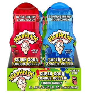 Warheads Super Sour Assorted Tongue Roller 0.85 oz. - For fresh candy and great service, visit www.allcitycandy.com
