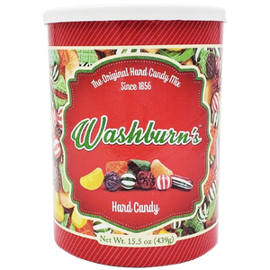 All City Candy Washburn Assorted Hard Candies 15.5 oz. Canister Christmas Quality Candy Company For fresh candy and great service, visit www.allcitycandy.com