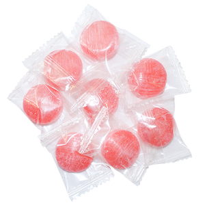 Atkinson's Watermelon Buttons 3 lb. - For fresh candy and great service, visit www.allcitycandy.com Bulk Bag -