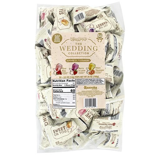 Ring Pop The Wedding Collection, 50 Count, 25 oz Bulk Bag