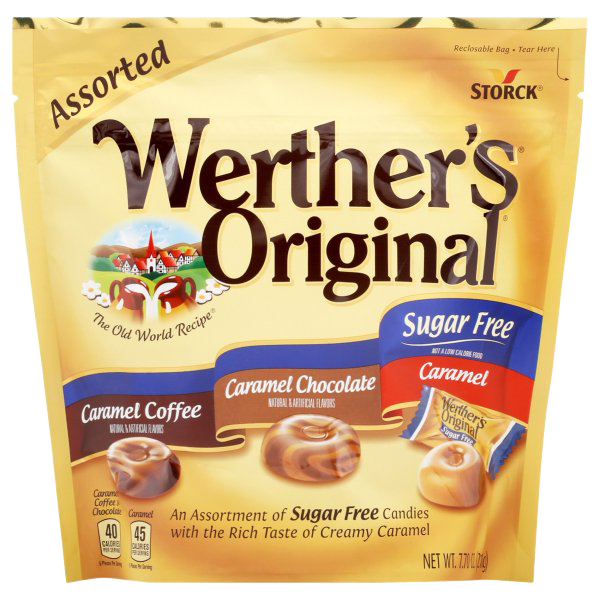 Werther's Original Sugar Free Hard Candy Assortment - 7.7-oz. Resealab ...