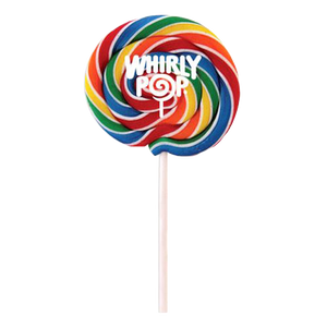 All City Candy Rainbow Whirly Pops Lollipops & Suckers Adams & Brooks 4-inch For fresh candy and great service, visit www.allcitycandy.com