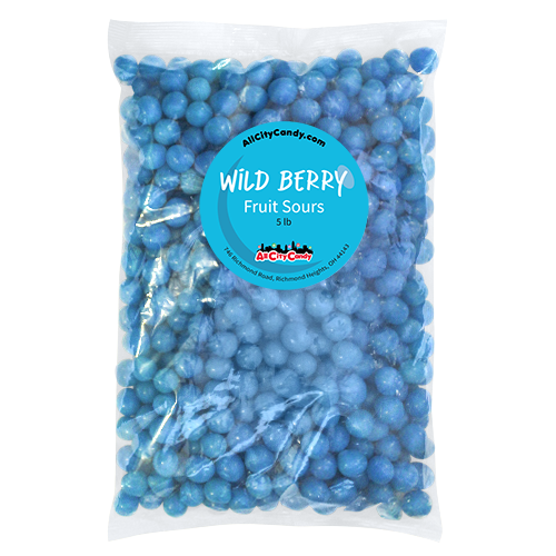 All City Candy Wild Berry Fruit Sours Candy - 5 LB Bulk Bag Bulk Unwrapped Sweet Candy Company For fresh candy and great service, visit www.allcitycandy.com