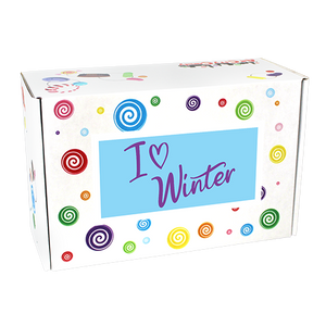 I ❤️ Winter Assortment Box - Visit www.allcitycandy.com for great candy, service and delicious treats.