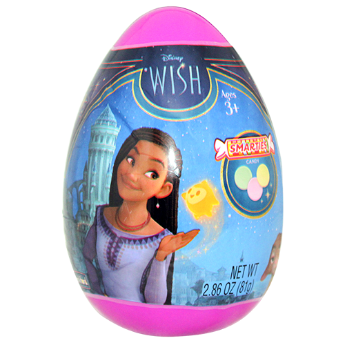 Licensed Giant Plastic Egg with Smarties 2.86 oz.