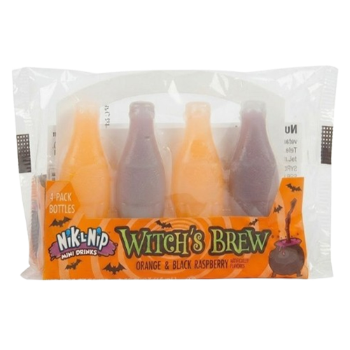 Nik L Nip Halloween Witch's Brew 4 Count 0.54 oz. - Visit www.allcitycandy.com for great candy and delicious treats! 