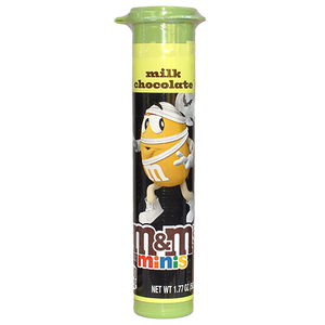 Halloween M&M's Minis Mega Tube 1.77 oz. - For fresh candy and great service, visit www.allcitycandy.com
