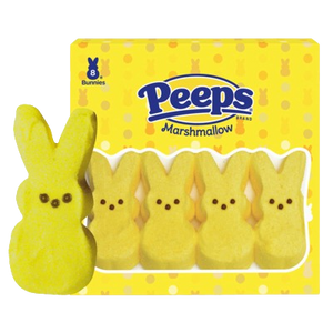 All City Candy Peeps Yellow Marshmallow Bunnies 8 Count Pack of 3 Just Born Inc. For fresh candy and great service, visit www.allcitycandy.com