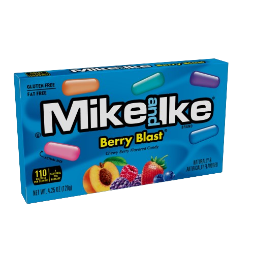 Mike and Ike Berry Blast 4.25 oz. Theater Box - For fresh candy and great service, visit www.allcitycandy.com