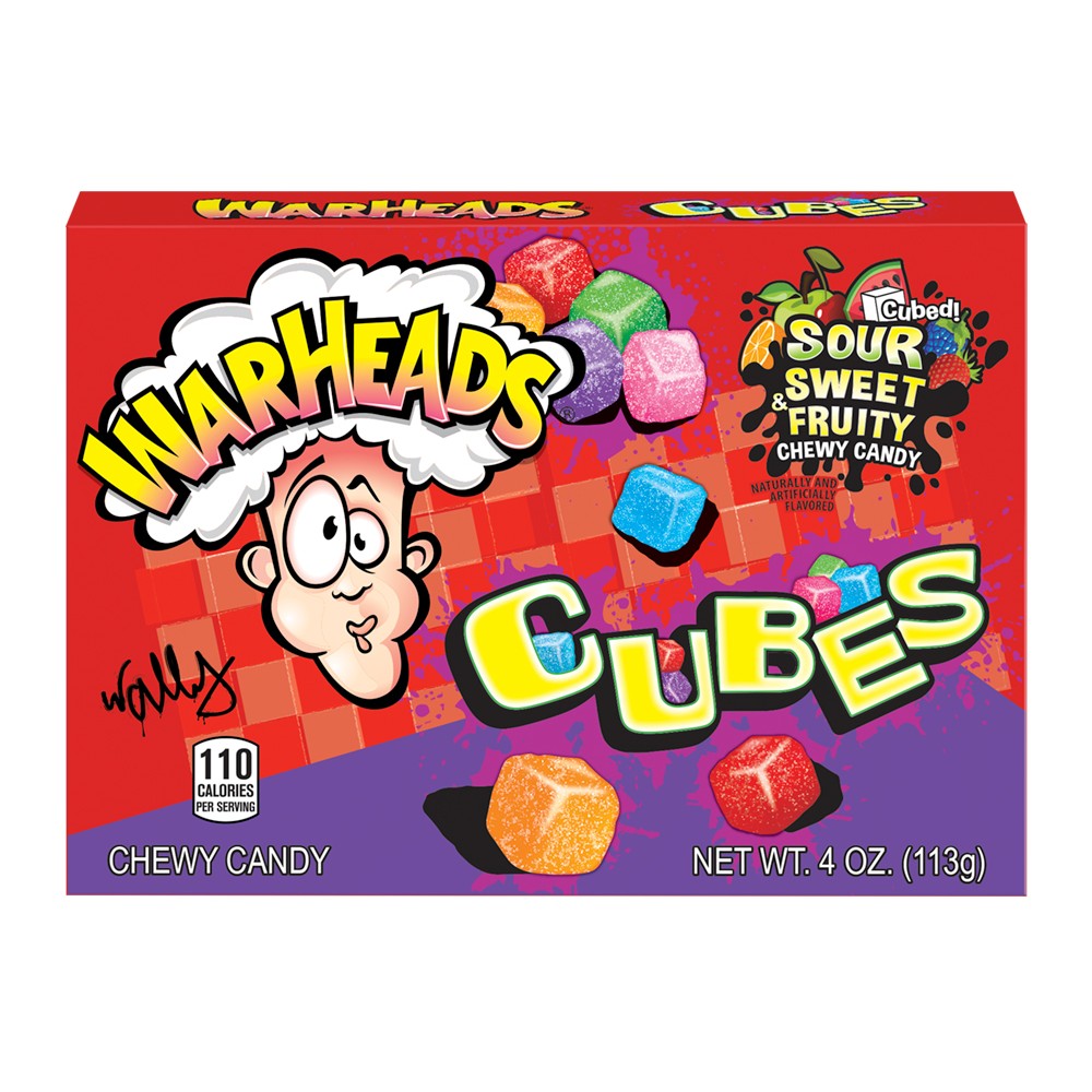 All City Candy WarHeads Chewy Cubes Sour Candy - 4-oz. Theater Box Theater Boxes Impact Confections For fresh candy and great service, visit www.allcitycandy.com