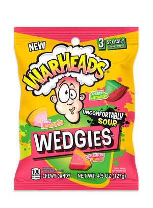 Warheads Wedgies Chewy Candy 4.5 oz. Bag - For fresh candy and great service, visit www.allcitycandy.com