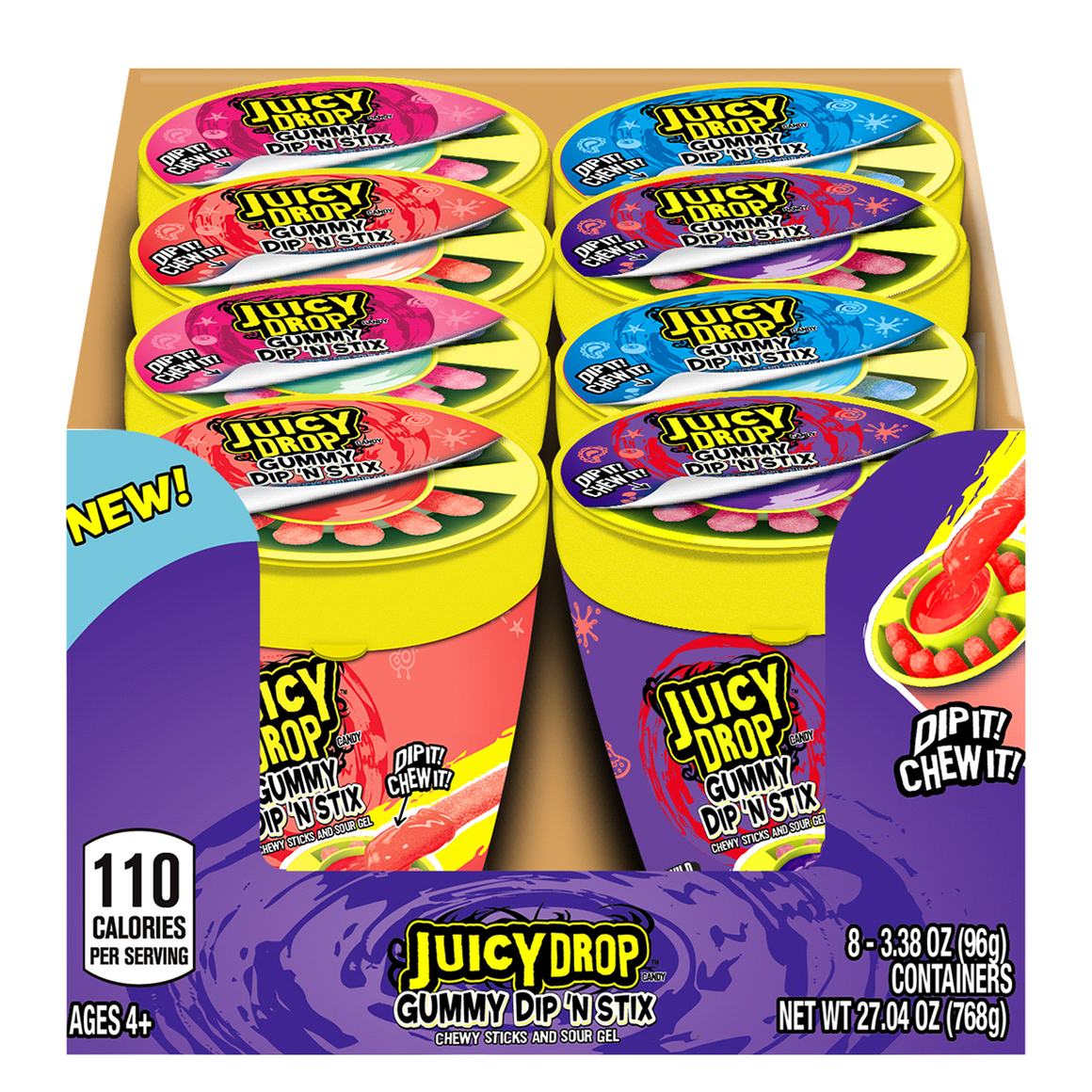 All City Candy Juicy Drop Gummy Dip 'N Stix Novelty Bazooka Candy Brands For fresh candy and great service, visit www.allcitycandy.com