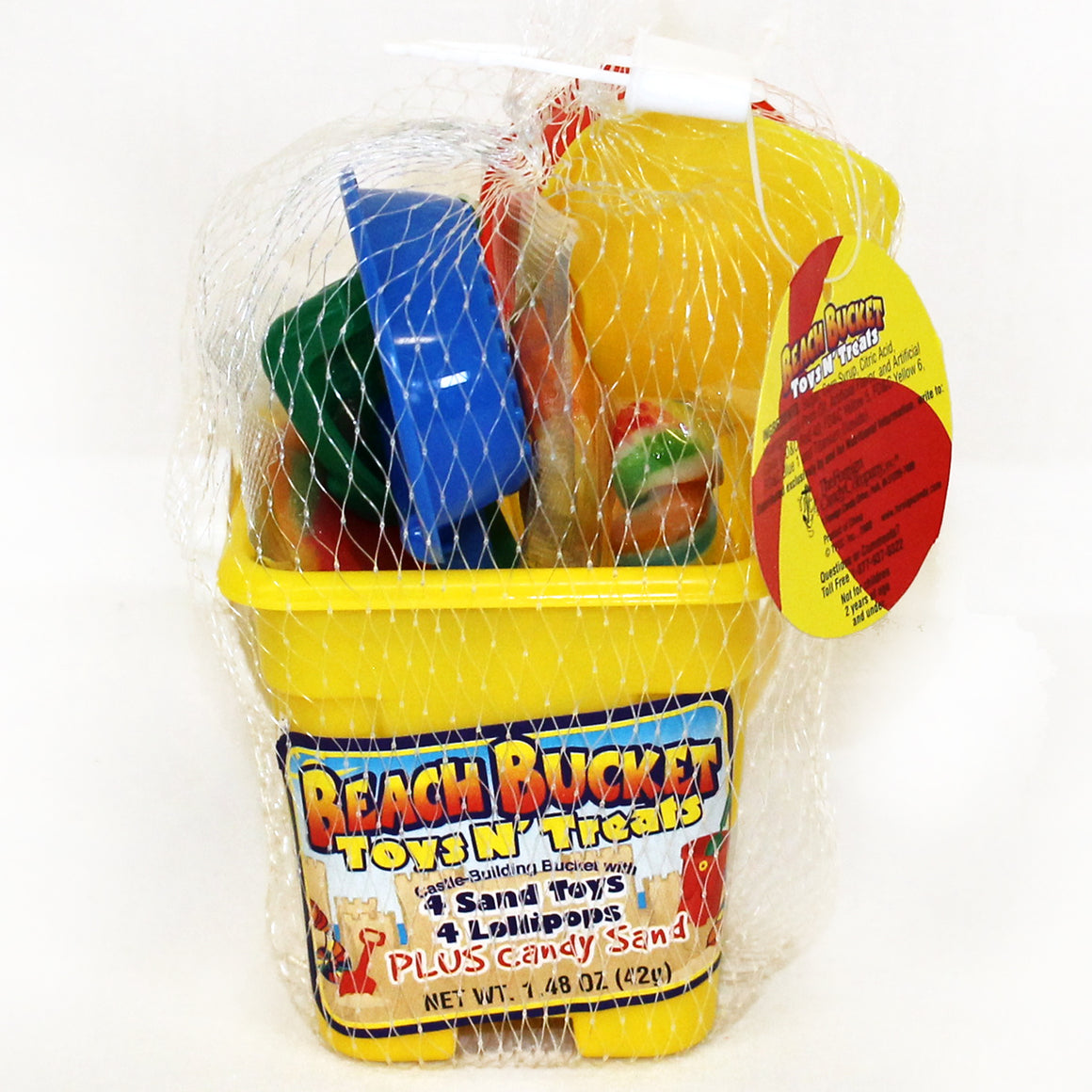 Beach Bucket Toys n' Treats - For fresh candy and great service, visit www.allcitycandy.com