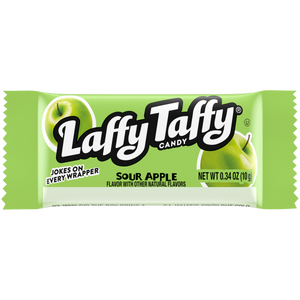 All City Candy Laffy Taffy Sour Apple .3-oz. Mini Bar - 1 Piece Candy Bars Nestle For fresh candy and great service, visit www.allcitycandy.com