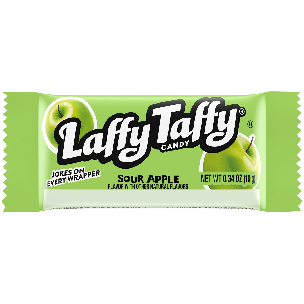 All City Candy Laffy Taffy Sour Apple .3-oz. Mini Bar - Tub of 145 Candy Bars Nestle For fresh candy and great service, visit www.allcitycandy.com