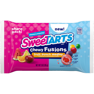 All City Candy Sweetart Chewy Fusion 3.0  oz. Share Pack Chewy Ferrara Candy Company For fresh candy and great service, visit www.allcitycandy.com