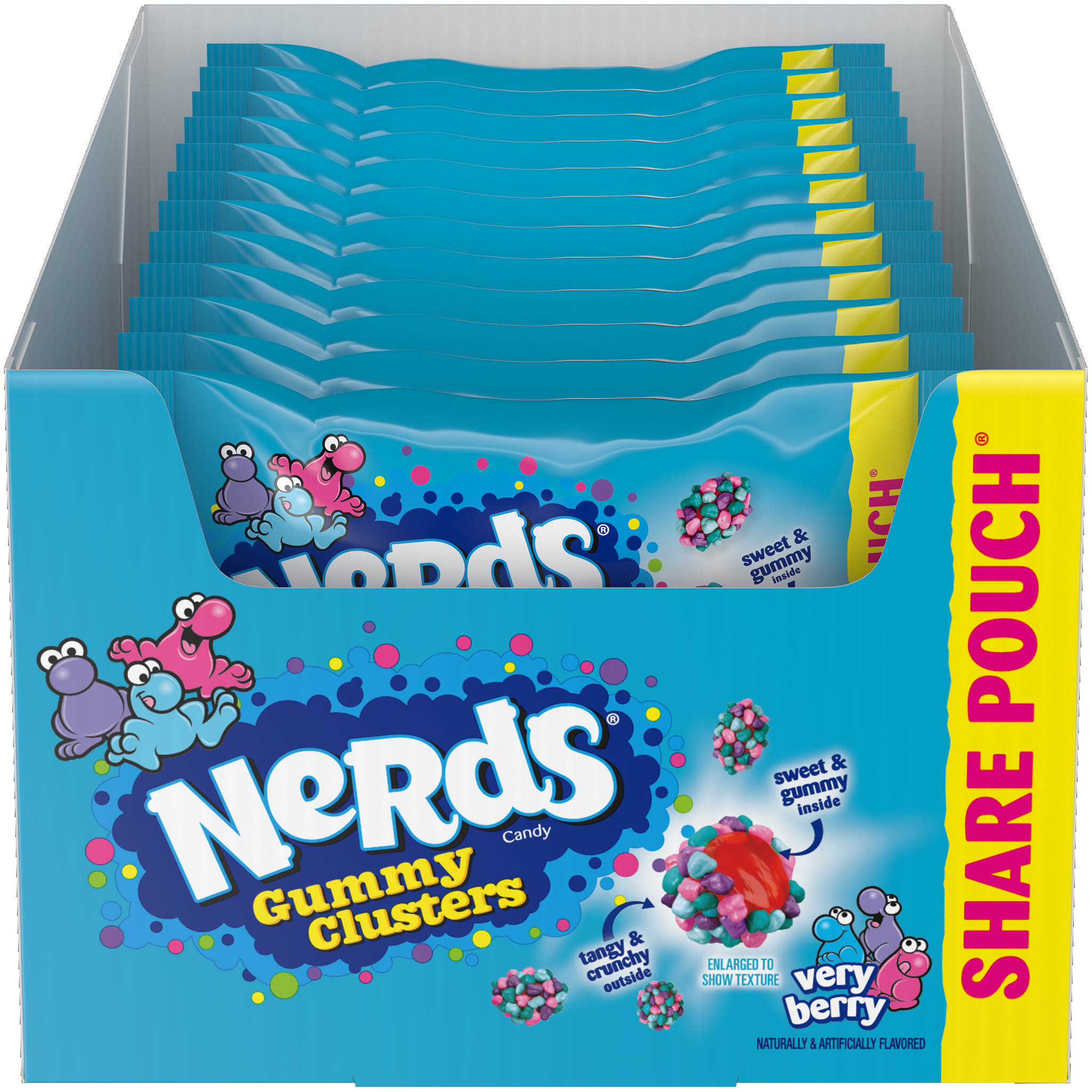 Nerds Gummy Clusters Very Berry Bags - All City Candy
