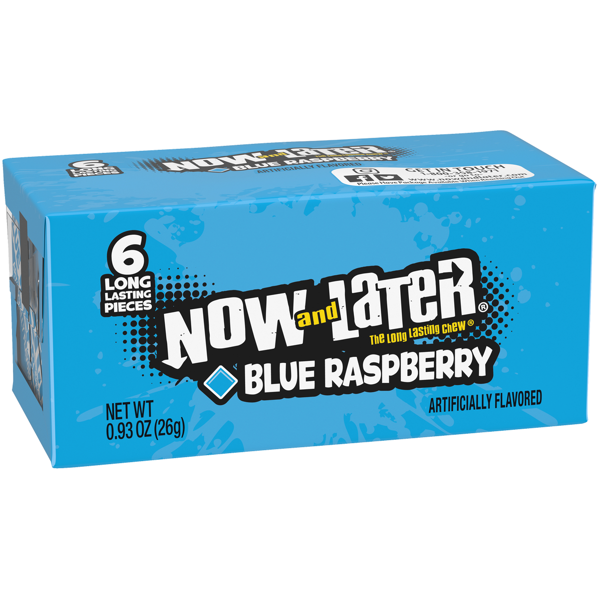 Now and Later Blue Raspberry Candy All City Candy