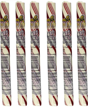 King Leo Giant Red and White Peppermint Stick 3.5 oz