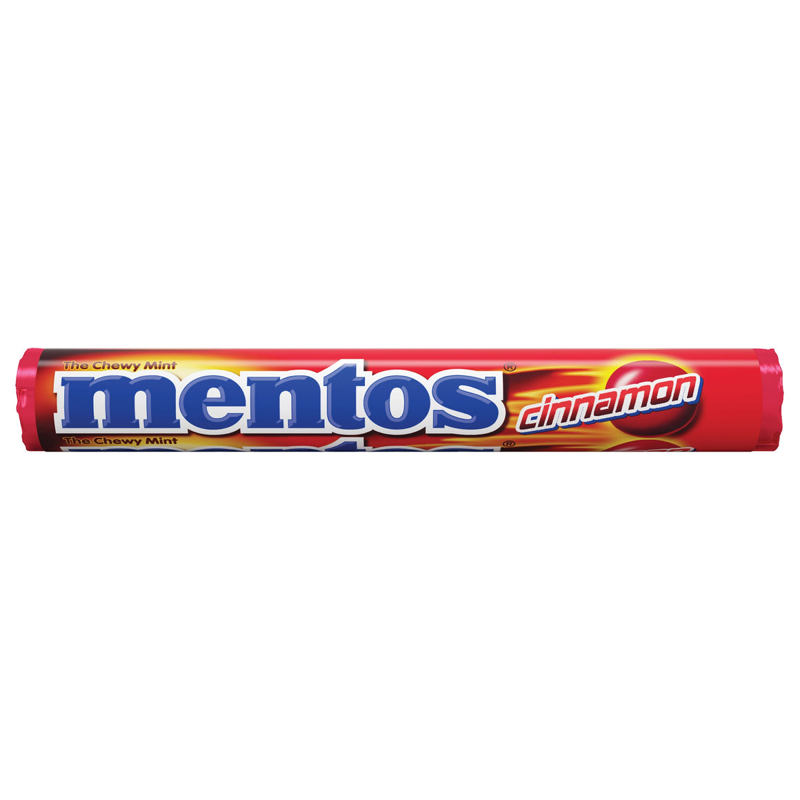 All City Candy Mentos Cinnamon Chewy Mints - 1.32-oz. Roll Mints Perfetti Van Melle Case of 15 For fresh candy and great service, visit www.allcitycandy.com