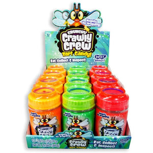 All City Candy Crunchy Crawly Crew Tart Candy 2.47 oz. - Case of 12 Novelty Kidsmania For fresh candy and great service, visit www.allcitycandy.com