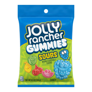 Jolly Rancher Gummies Sours 6.5 oz. Bag - For fresh candy and great service, visit www.allcitycandy.com