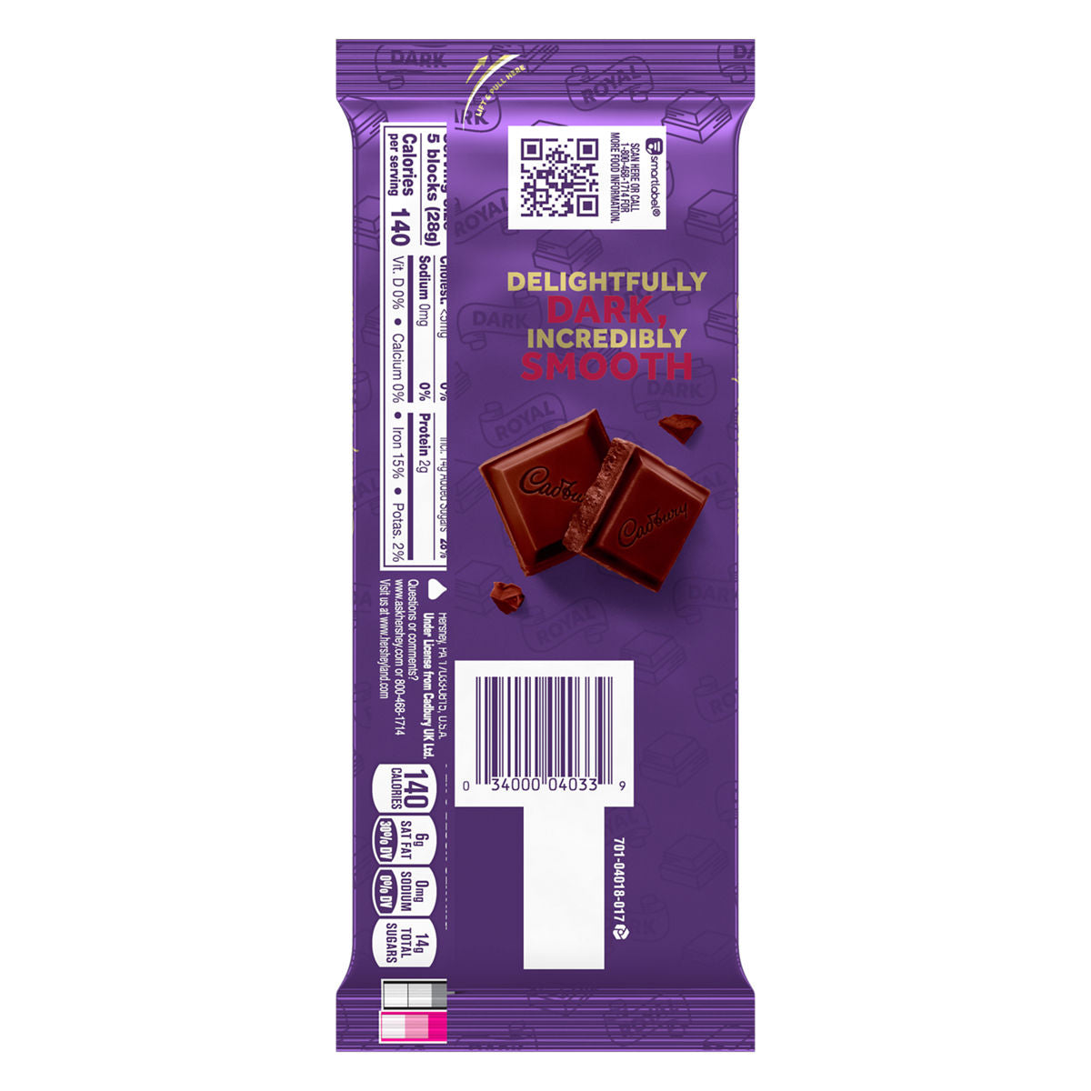 Cadbury Royal Dark Chocolate Bar 3.5 oz. - All City Candy