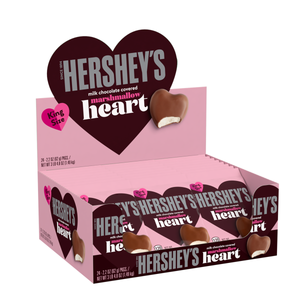 All City Candy Hershey's Milk Chocolate Marshmallow Heart - 2.2 oz. Hershey's For fresh candy and great service, visit www.allcitycandy.com