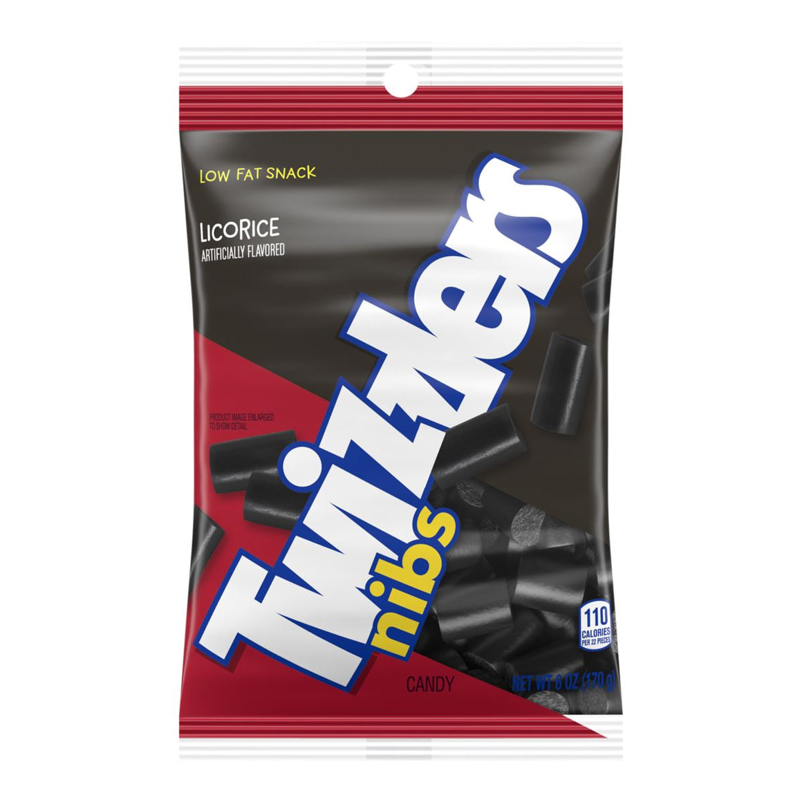 All City Candy Twizzlers Nibs Black Licorice Candy Bits - 6-oz. Bag Licorice Hershey's For fresh candy and great service, visit www.allcitycandy.com