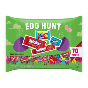 All City Candy Egg Hunt Non-Chocolate 70 piece Candy Bag 21.66 oz. Hershey's For fresh candy and great service, visit www.allcitycandy.com