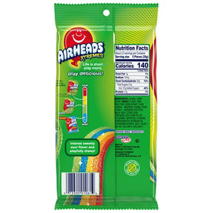 Airheads Xtremes Rainbow Berry Belts 4.5 oz. Bag. For fresh candy and great service, visit www.allcitycandy.com