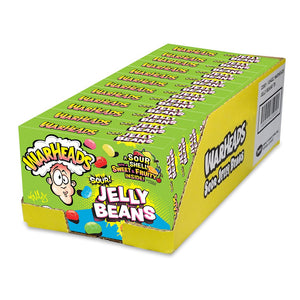 All City Candy WarHeads Sour Jelly Beans - 4-oz. Theater Box Case of 12 Theater Boxes Impact Confections For fresh candy and great service, visit www.allcitycandy.com