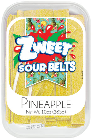 All City Candy Zweet Sour Belts 10 oz. Tub Pineapple Galil Foods For fresh candy and great service, visit www.allcitycandy.com