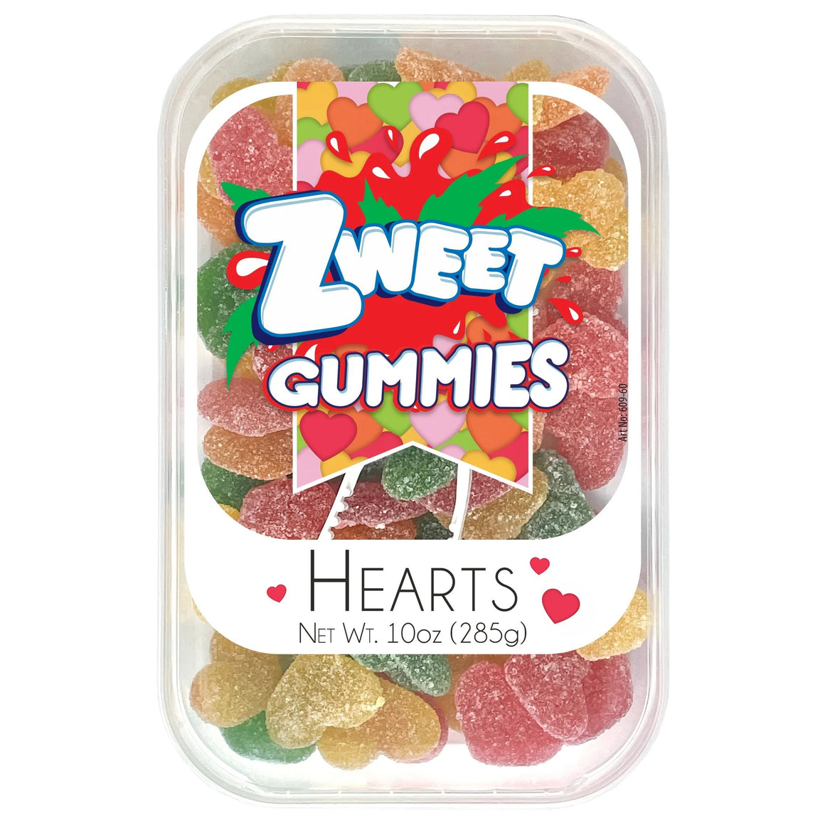 All City Candy Zweet Gummy Sour Hearts 10 oz. Tub Gummi Galil Foods For fresh candy and great service, visit www.allcitycandy.com