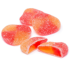 All City Candy Haribo Peaches Gummi Candy - 5-oz. Peg Bag Gummi Haribo Candy For fresh candy and great service, visit www.allcitycandy.com
