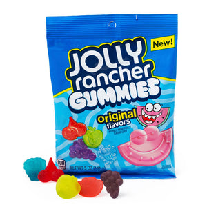 All City Candy Jolly Rancher Gummies Original Flavors Candy - 5-oz. Bag For fresh candy and great service, visit www.allcitycandy.com