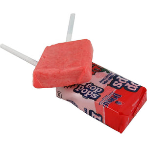 All City Candy Top Pops Strawberry Taffy Pops - 1 pop Lollipops & Suckers Dorval Trading For fresh candy and great service, visit www.allcitycandy.com