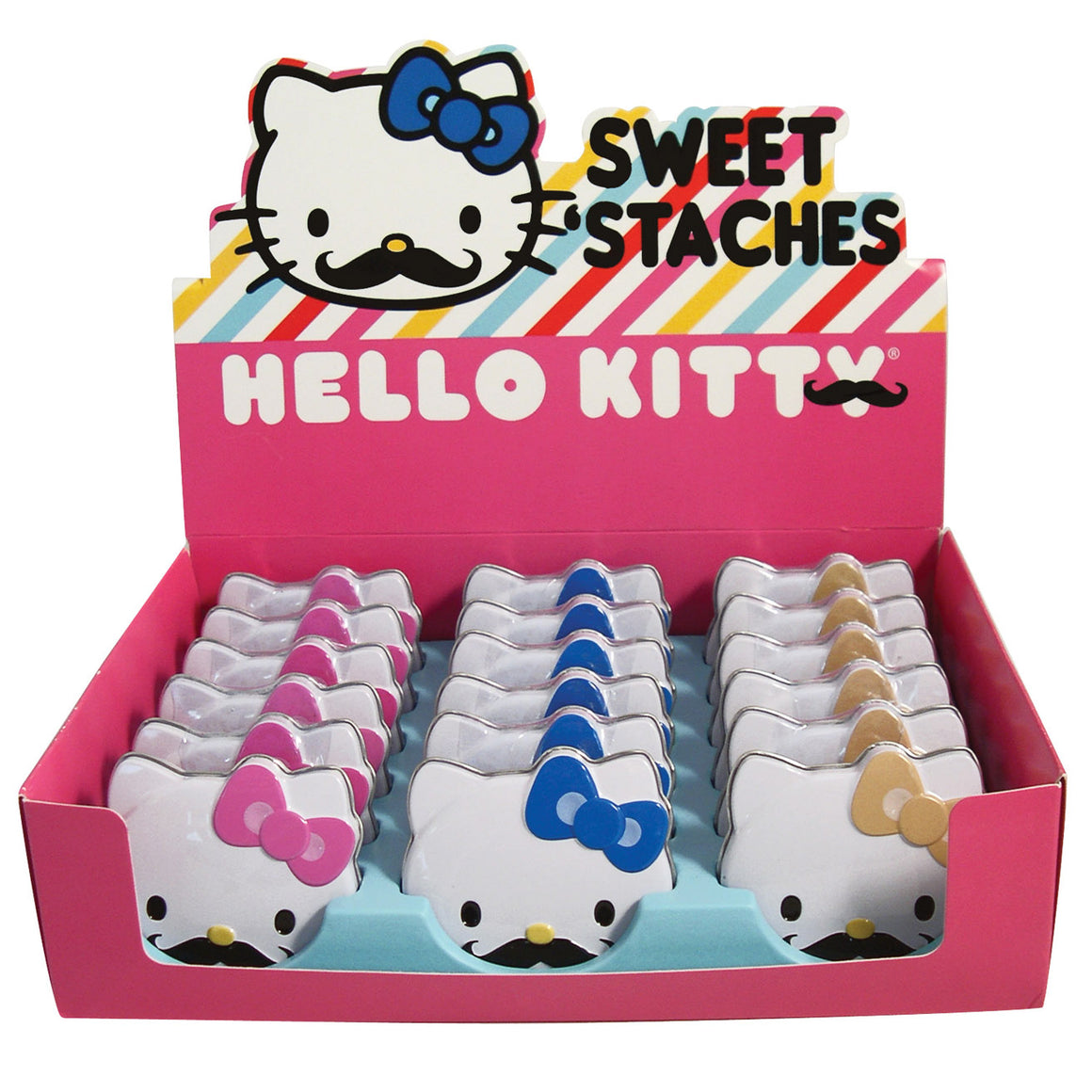 Hello Kitty Sweet 'Staches Candy - 0.7-oz. Tin