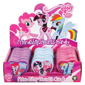 All City Candy My Little Pony Friendship Hearts Hard Candy - 1-oz. Tin Case of 18 Novelty Boston America For fresh candy and great service, visit www.allcitycandy.com