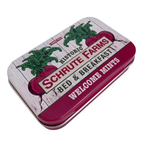 The Office: Schrute Farms Beet Shaped Welcome Mints - 1.5-oz. Tin - All ...