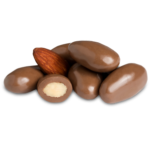 All City Candy Milk Chocolate Almonds - 3 LB Bulk Bag Bulk Unwrapped Albanese Confectionery For fresh candy and great service, visit www.allcitycandy.com