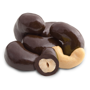 All City Candy Dark Chocolate Covered Cashews - 3 LB Bulk Bag Bulk Unwrapped Albanese Confectionery For fresh candy and great service, visit www.allcitycandy.com