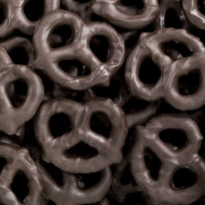 All City Candy Dark Chocolate Pretzels - 3 LB Bulk Bag Bulk Unwrapped Albanese Confectionery For fresh candy and great service, visit www.allcitycandy.com
