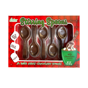 All City Candy Palmer Milk Chocolate Flavored Stirring Spoons 3 oz Christmas R.M. Palmer Company For fresh candy and great service, visit www.allcitycandy.com