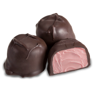 All City Candy Dark Chocolate Raspberry Creams - 1 LB Box Chocolate Albanese Confectionery For fresh candy and great service, visit www.allcitycandy.com