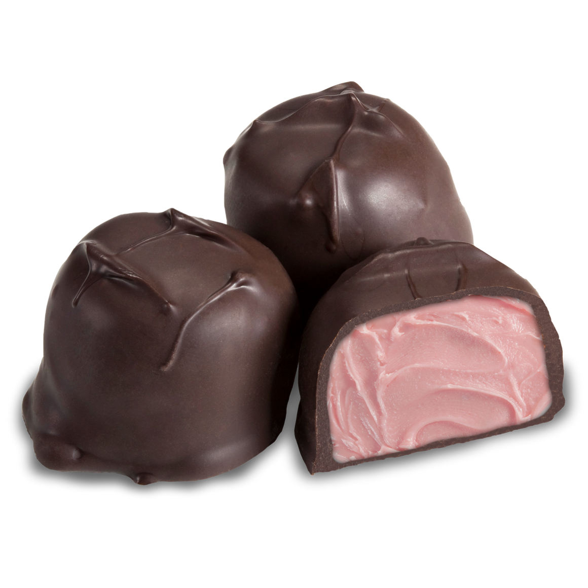 All City Candy Dark Chocolate Raspberry Creams - 1 LB Box Chocolate Albanese Confectionery For fresh candy and great service, visit www.allcitycandy.com