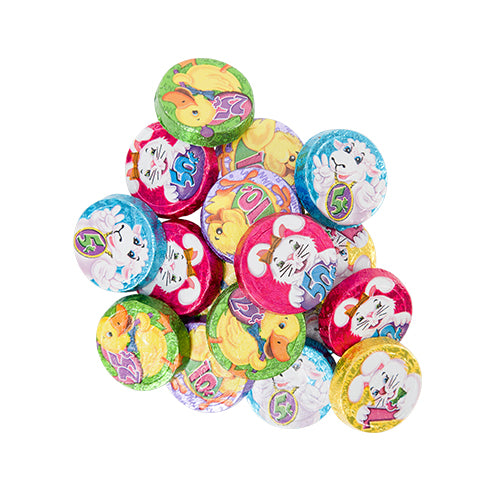 Chocolate Double Crisp Bunny Munny Coins - Bulk Bag - All City Candy
