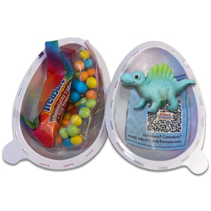 All City Candy Choco Treasure Baby Dino Egg 1 oz. 1 Egg Novelty Candy Treasures For fresh candy and great service, visit www.allcitycandy.com