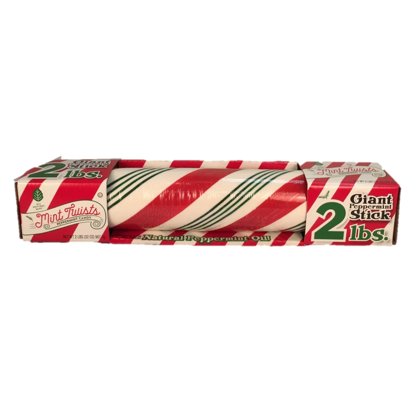 CandySips Candy Straws, Peppermint, 8 Straws, Pack of 2
