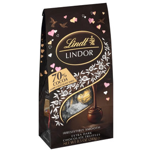 All City Candy Lindor Valentine's 70% Cocoa Extra Dark Truffle 8.5 oz. Bag Lindt For fresh candy and great service, visit www.allcitycandy.com